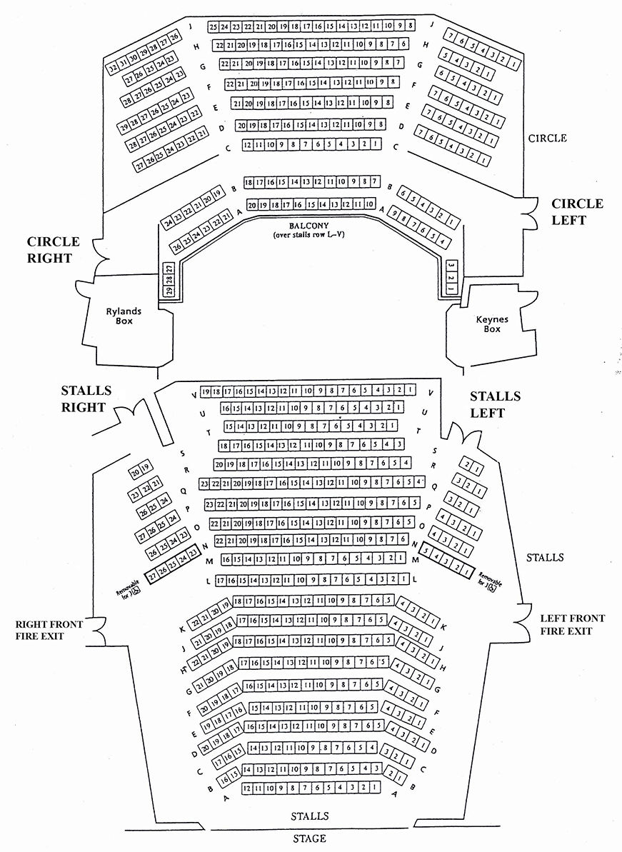 Cambridge Theatre London Seating Plan
