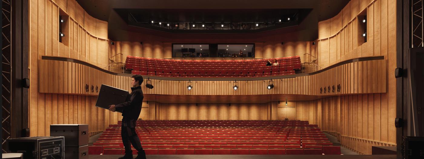 Cambridge Arts Theatre auditorium architectural image